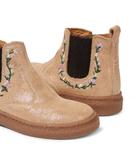 Замшевые ботинки челси с вышивкой Pom D'Api, розовый - фото 4