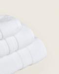 Полотенце Zara Home Extra Soft With Double Border, белый - фото 5