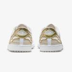 Кроссовки Nike Air Jordan 1 Centre Court, белый/золотой - фото 5