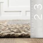 Плетеный коврик Draya Nuloom, 244x244 см, круглый - фото 2