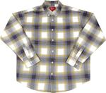 Рубашка Supreme Brushed Plaid Flannel Shirt 'Natural', загар - фото 2