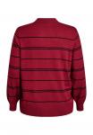 Джемпер Zizzi Jumper, Cabernet Comb/Dark Red - фото 5