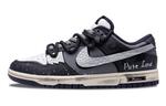 Кроссовки Nike Dunk Skateboarding Shoes Men Low-top Black/grey, черный/серый - фото