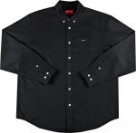 Рубашка Supreme Small Box Twill Shirt 'Black', черный - фото