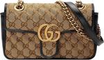 Сумка Gucci GG Marmont Mini Bag Beige Ebony/Nero, бежевый - фото 2