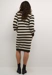 Вязаное платье JESSIE STRIPED Kaffe, черный - фото