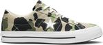Кроссовки Converse One Star Low Archive Print - Duck Camo, зеленый - фото
