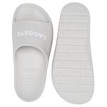 Шлепанцы мужские бежевые Lacoste - фото 4