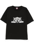 Футболка Kenzo Gots Happy Tiger, черный - фото