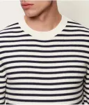 Свитер regular fit A.P.C, экрю - фото 4