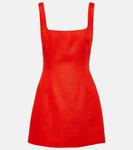 Льняное мини-платье Iris SIR, Scarlet - фото