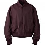 Женская куртка-бомбер Uniqlo, тёмно-бордовая - фото