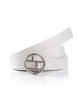 Кожаный ремень TOM TAILOR Belt LAYA, белый - фото