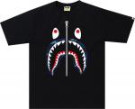 Футболка BAPE Color Camo Shark Tee 'Black/Navy', черный - фото