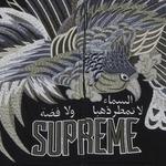 Толстовка Supreme Falcon Raglan Zip Up Hooded Sweatshirt 'Black', черный - фото 4