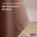 Скатерть Homescapes коричневый, 137/137 см - фото 4