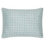 Комплект Silk Rattan Piped Boudoir Sham Gingerlily, синий - фото