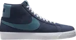 Кроссовки Nike Zoom Blazer Mid SB 'Navy Aqua', синий - фото 2