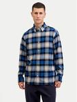 Рубашка regular fit Blubarkley 12286224 Jack & Jones, синий - фото