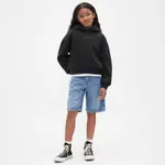 Детский свитшот GAP, серый черный - фото 4