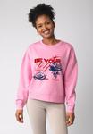 Толстовка watapparel Sweatshirt, Bubble Pink/Light Pink - фото