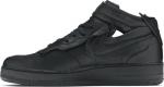 Кроссовки Nike Comme des Garçons x Air Force 1 Mid 'Triple Black', черный - фото 4