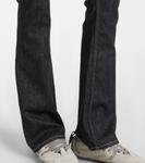 Расклешенные джинсы с высокой талией Acne Studios, черный - фото 5