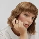 Кольцо Tous Bold Motif With An Bear, серебро/амазонит - фото 4