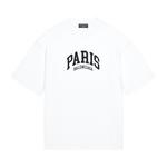 Футболка Balenciaga Cities Paris T-Shirt Medium Fit 'White', белый - фото 2