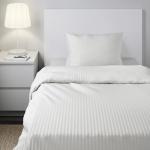 Комплект постельного белья Ikea, 150x200/50x80 см, Nattjasmin, 2 предмета, белый - фото 7