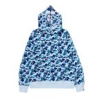 Худи BAPE ABC Camo 2nd Ape Pullover Hoodie, Blue - фото