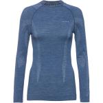 Базовый слой FALKE Performance Shirt Wool Tech, синий - фото