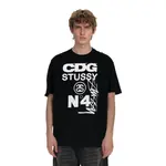 Футболка Stussy X Unisex CDG, черный - фото 4