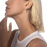 Серьги-гвоздики Messika Move Uno Stud, белое золото/бриллианты - фото 2