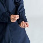 Куртка-дождевик восковая куртка парусная женская непромокаемая 300 темно-синяя TRIBORD, черный синий - фото 9