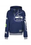 Худи Re:Covered SEATTLE SEAHAWKS EMERALD CITY , Blau/Blue - фото 3