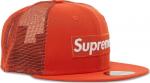 Бейсболка Supreme x New Era Box Logo Mesh Back, оранжевый - фото 2