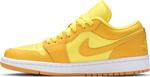 Кроссовки Wmns Air Jordan 1 Low Yellow Strike, желтый - фото 3
