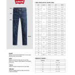 Мужские джинсы 505™ стандартного кроя eco performance Levi's, мульти - фото 6