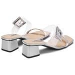 Шлепанцы женские 73Hours, серебряный - фото 10