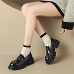 Лоферы женские черный Agsdon - фото 4