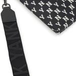 Полиэстеровый кошелек-клатч унисекс черный MLB - фото 4