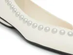 Балетки с шипами Rebecca Minkoff, White - фото 8