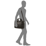 Мужской портфель Tommy Hilfiger Pebble Faux-Leather Leo Briefcase, черный - фото 2