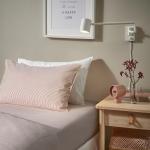 Наволочка Ikea Solfibbla, 50х80 см, красный/белый - фото 3