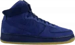 Кроссовки Nike Air Force 1 High LV8 GS 'Blue Void Gum', синий - фото