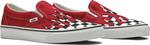 Кеды Vans Slip-On Checker Flame, красный - фото 8