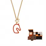 HERMES Колье для женщин Gold/Red - фото 2