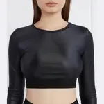 Узкая блузка Versace, черный - фото 4