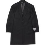 Однобортное пальто Acne Studios, черный - фото